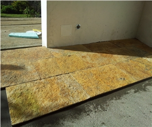 Mourisca Ouro Schist Tiles
