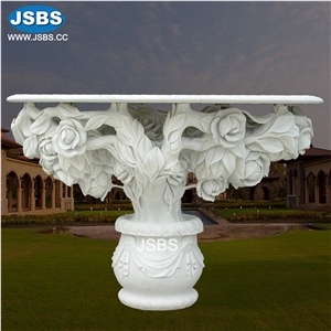 Luxury Stone Carved Marble Garden Table Luxury Stone Carved Marble Garden Table