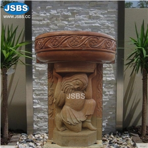 Natural Red Stone Marble Wash Basin Sink Natural Red Stone Marble Wash Basin Sink