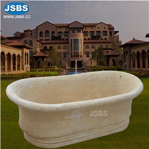 Natural Stone Carved Bath Tub White Marble Bathtub Design