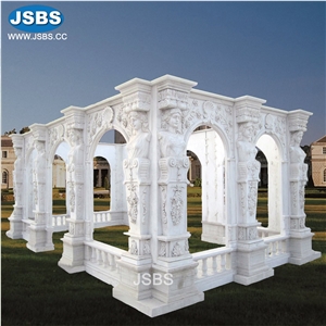 Stone Carved Marble Garden Gazebo Pavilion