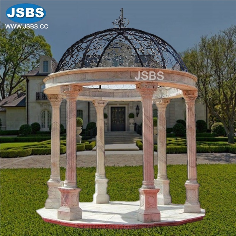 Stone Carved Marble Garden Gazebo Pavilion