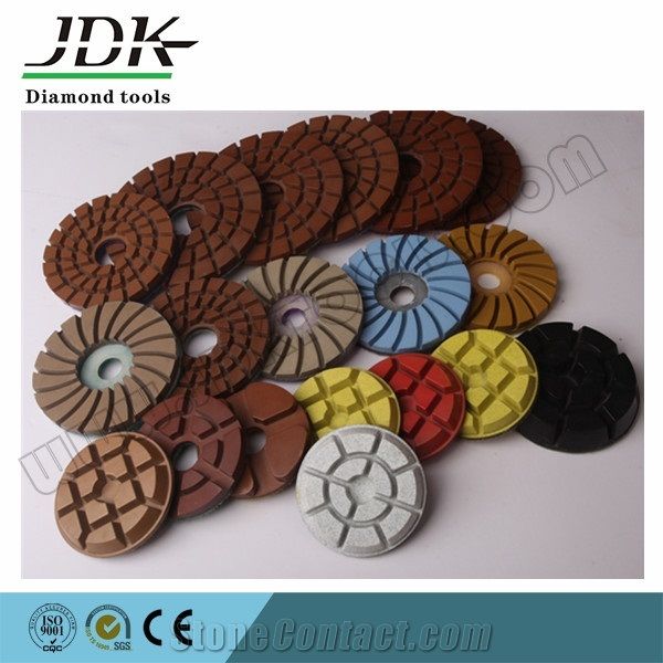 100mm Edge Polishing Pad with Snail Lock Backing