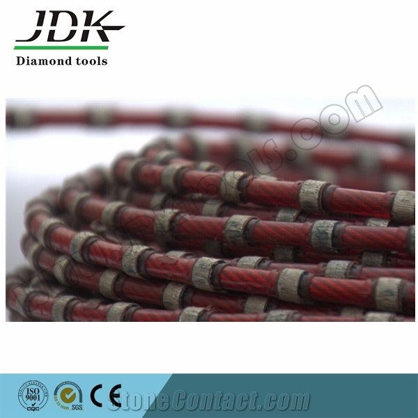 Plastic Fixing Diamond Wire Saw for Granite Marble