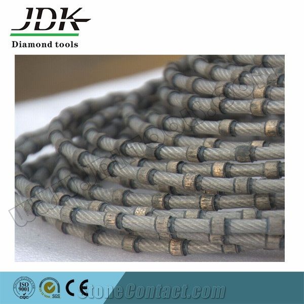 Plastic Fixing Diamond Wire Saw for Granite Marble
