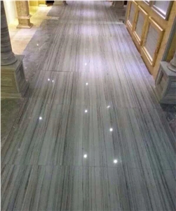 China Crystal Wood Marble, Polished Riser&Step