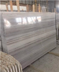 China Crystal Wood Marble, Polished Riser&Step