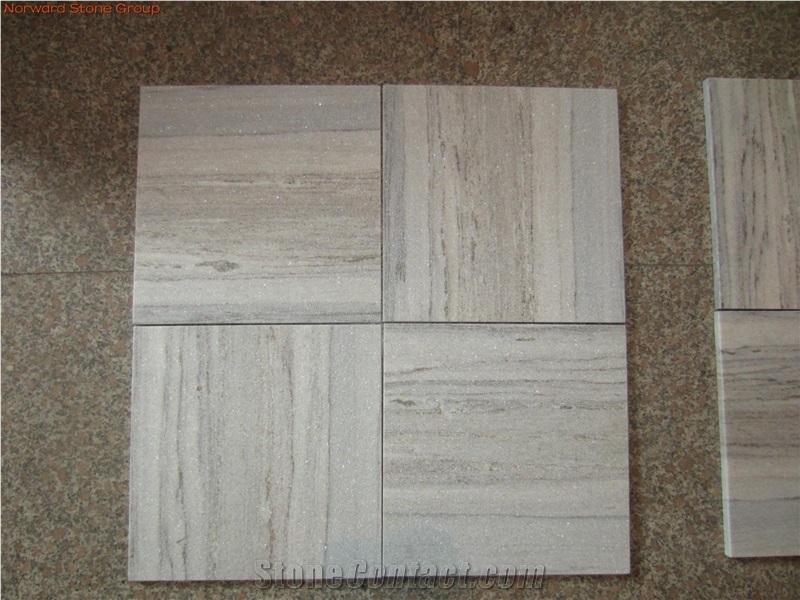 China Crystal Wood Marble, Polished Riser&Step