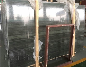 Green Wooden Grain Marble Slab,Wall Cladding