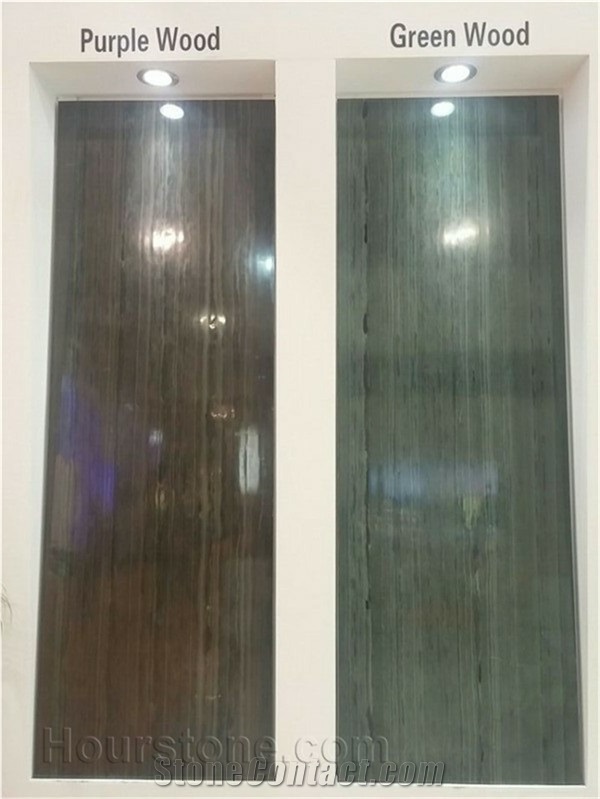 Green Wooden Grain Marble Slab,Wall Cladding
