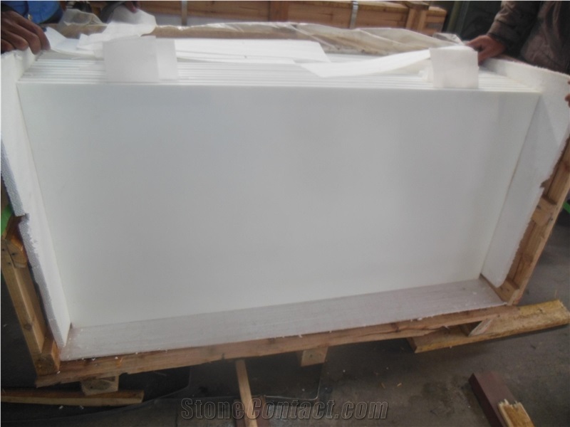Neno Glass Artificial Pure White Tiles for Wall