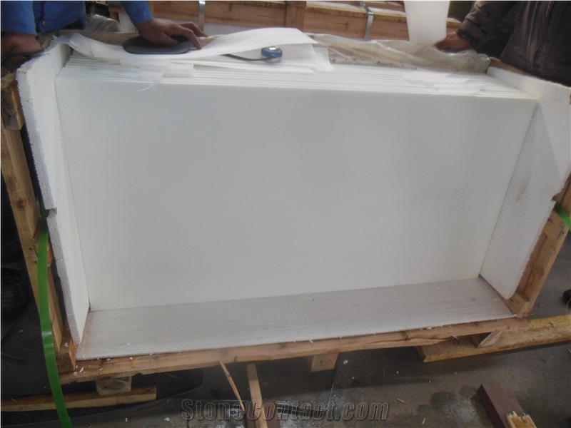 Neno Glass Artificial Pure White Tiles for Wall
