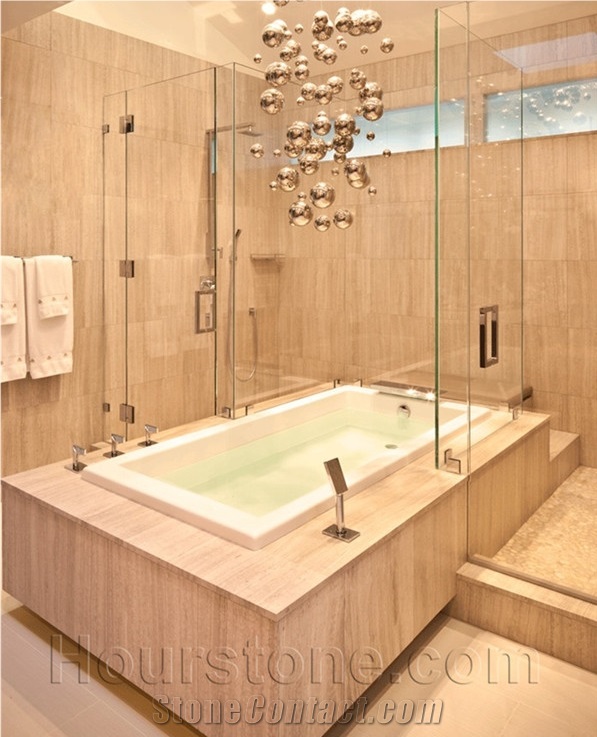 Wooden White Marble Slabs & Tiles for Floor Wall