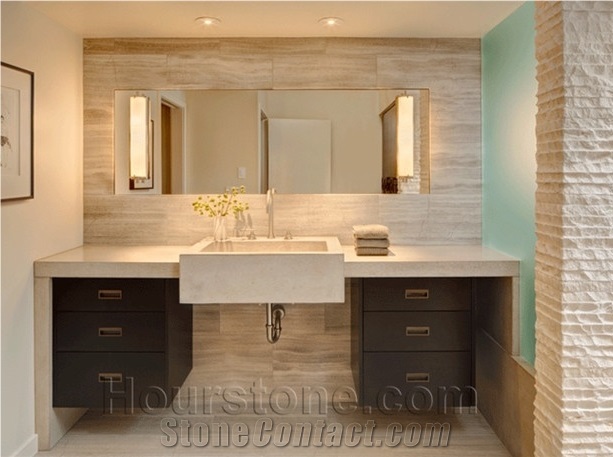 Wooden White Marble Slabs & Tiles for Floor Wall