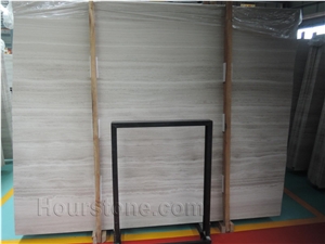 Wooden White Marble Slabs & Tiles for Floor Wall
