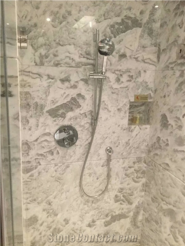 Cloudy White Marble for Wall and Floor Covering