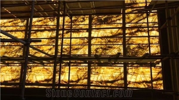 Golden Yellow Onyx Backlight