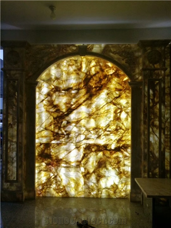 Golden Yellow Onyx Backlight