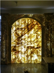Golden Yellow Onyx Backlight