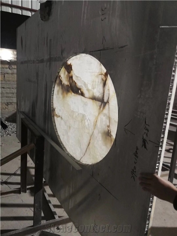 Honeycomb Backed Marble Panels for Wall Covering