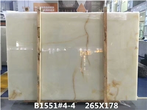 White Snow Onyx Slab Cut to Tiles White Snow Onyx Slab Cut to Tiles