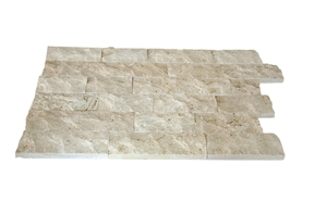 Light Travertine Split Face Wall Cladding