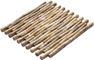 Scabos Travertine Bamboo Mosaic