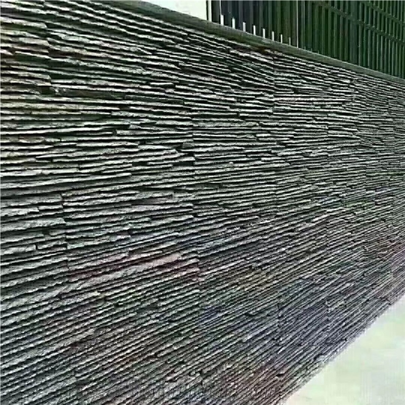 High Quality Black Slate Cultured Stone