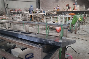Black Quartz Hotel Residential Vanitytop Flat Edge
