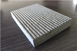 China Basalt G684 Facade Tile Grooved & Flamed