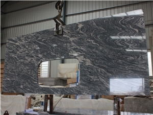 China Juparana River Grey Pink Granite Countertop