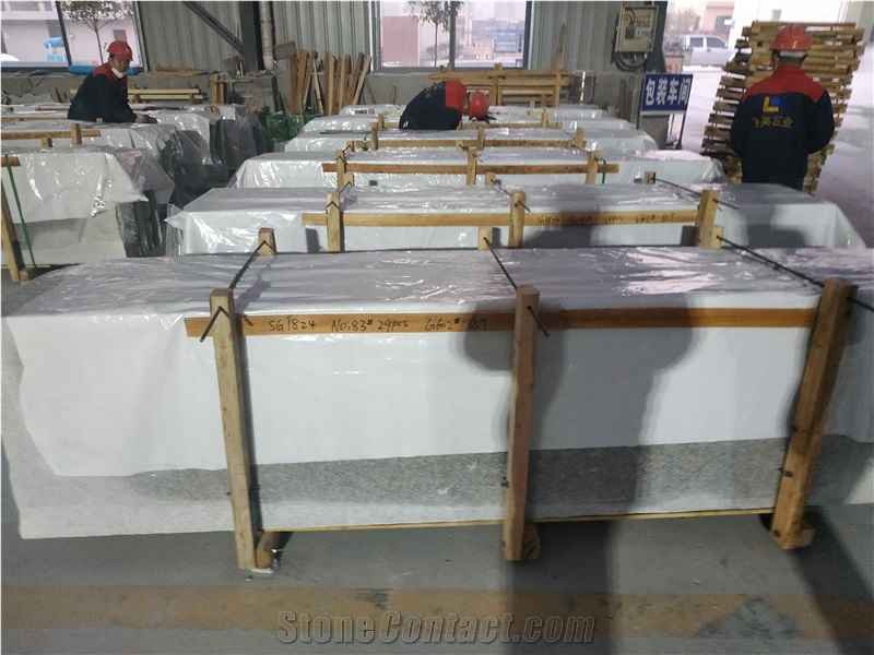 Wuhan G603 Light Grey Granite Tiles Slabs