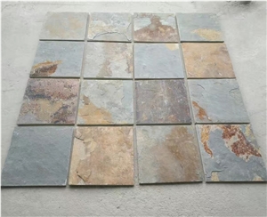 Cheap China Rusty Slate Tile, Black Slate Floor