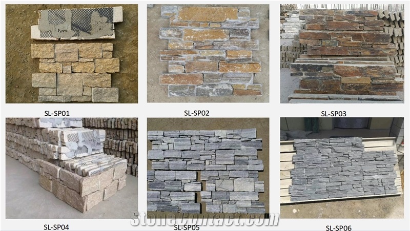 Flexible Slate Stone Veneer Sheets