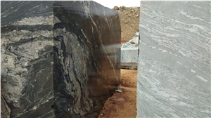 Black Storm Granite Block, India Black Granite