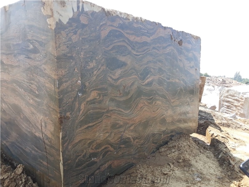 New Indian Aurora Granite Block