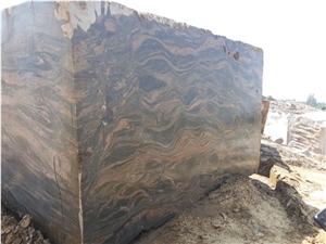 New Indian Aurora Granite Block