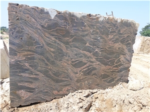 New Indian Aurora Granite Block