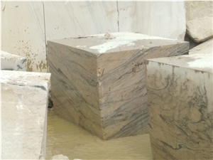 Yellow Teak Granite Block