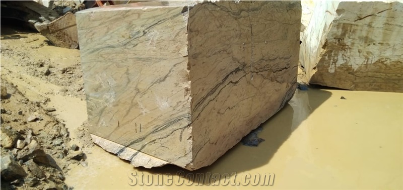 Yellow Teak Granite Block