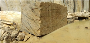 Yellow Teak Granite Block