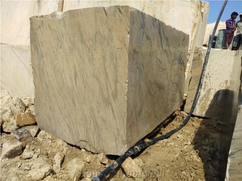 Yellow Teak Granite Block