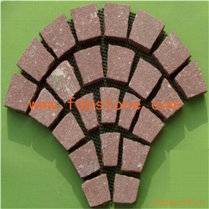 Grey Granite G654 Meshed Cobblestone,Outdoor Paver