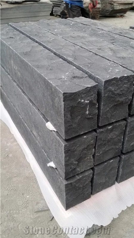 Natural Split Black Landscaping Garden Kerbstone