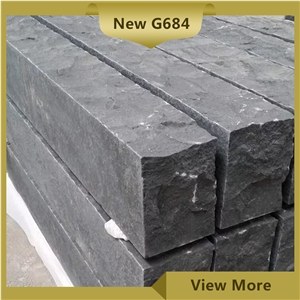 Natural Split Black Landscaping Garden Kerbstone