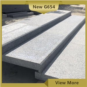 New G654 Grey Granite Steps and Stairs,Landscaping Paving