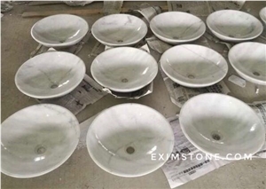 White Vietnam Marble Sink/Basin/Lavabo