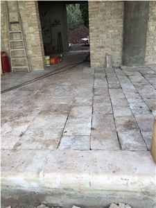 Antique Stone Floors, Antique Dalle De Bourgogne, Age 16th Century