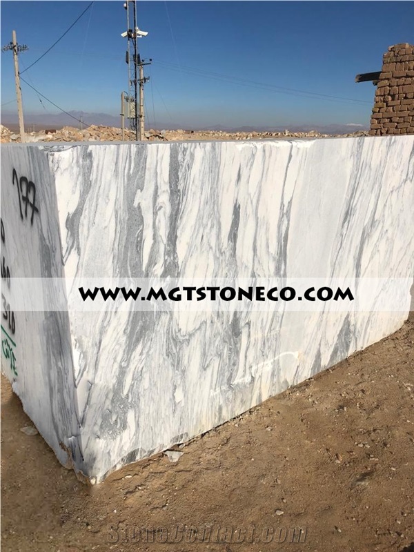 Persian Arabescato Marble Blocks