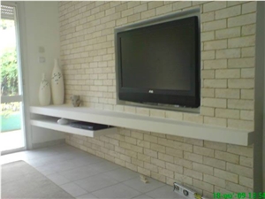 Gold Travertine Oro Wall, Jordan Gold Travertine Tumbled Wall Tiles